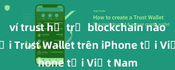 ví trust hỗ trợ blockchain nào Cách tải Trust Wallet trên iPhone tại Việt Nam